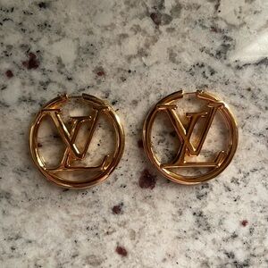 Louis Vuitton Louise Hoop Earrings
